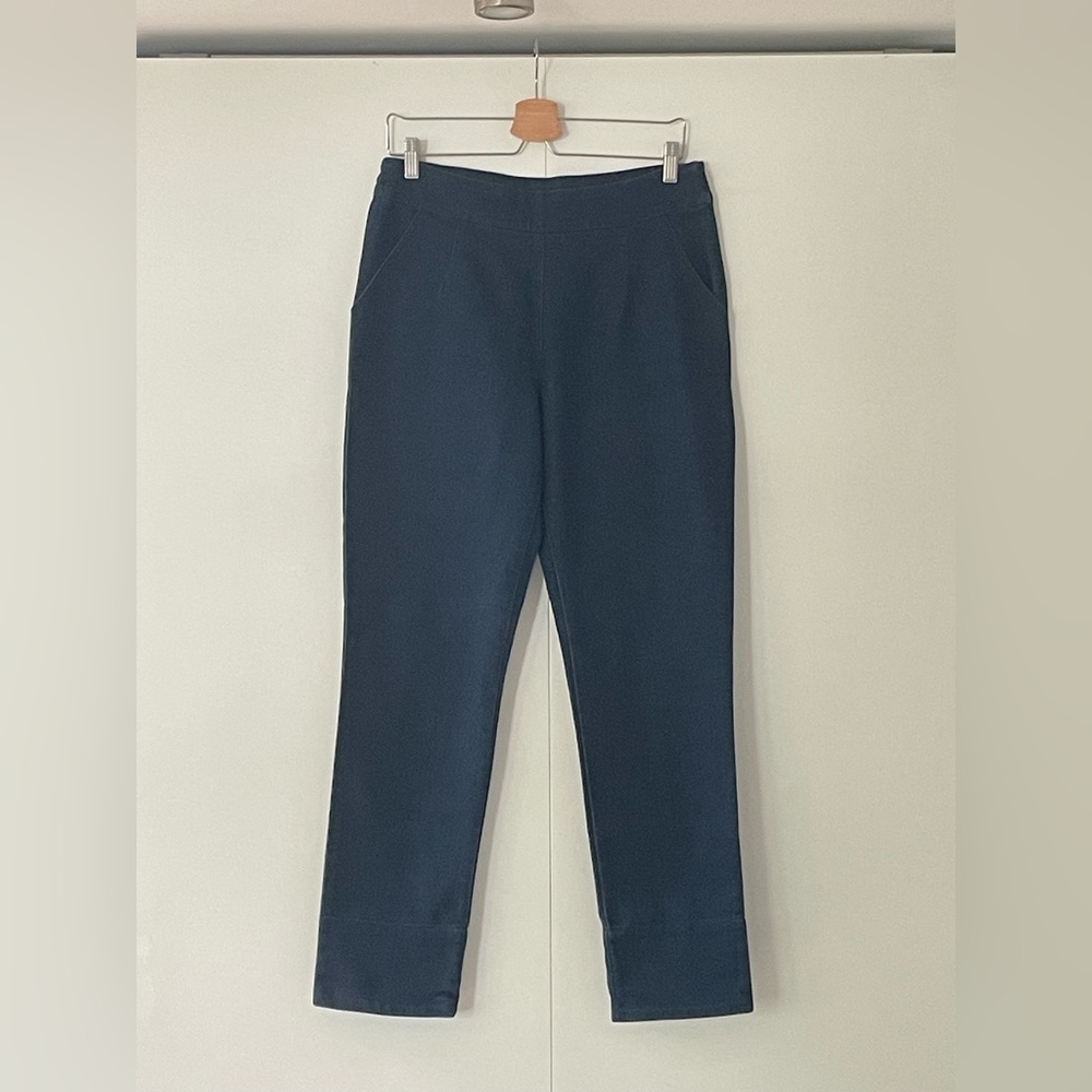 Collectif High-Waisted Side Zip Pinup Jeans, Size L (UK 14)